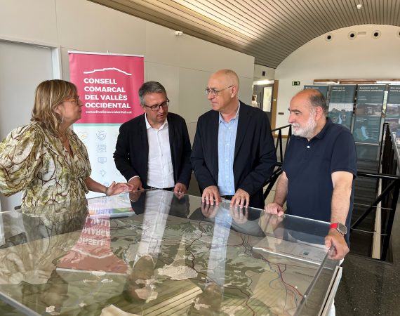 El director de l’Agència de Residus de Catalunya visita el Consell Comarcal per abordar els principals reptes de la gestió de residus al Vallès Occidental