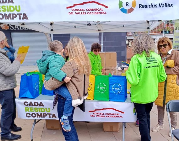 El Vallès Occidental reforça la informació ciutadana sobre gestió i prevenció de residus amb motiu de la Setmana del Medi Ambient
