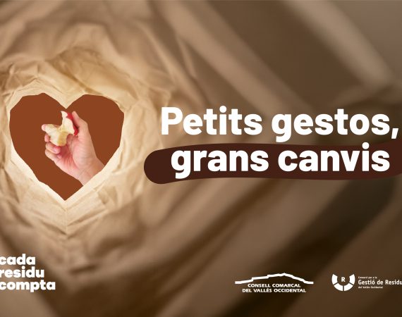 El Vallès Occidental presenta el programa “Petits gestos, grans canvis” per a millorar la recollida selectiva i reduir la fracció resta