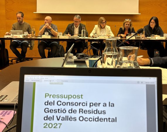 El Consorci de Residus del Vallès Occidental aprova un pressupost de 57,66 milions d’euros per al 2027, amb la transformació de Can Barba com a principal inversió
